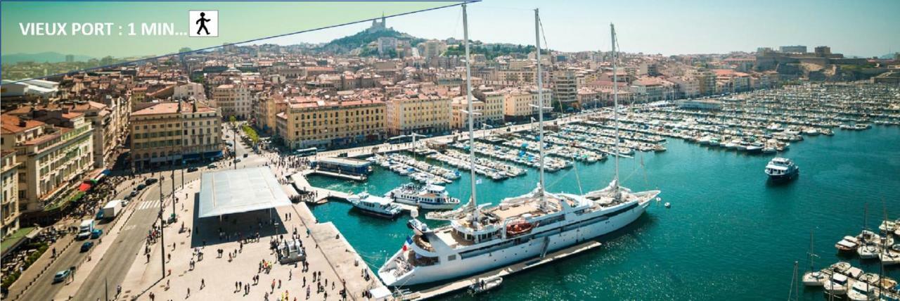 Apartmán Superbe T2 Vieux Port Marseille Exteriér fotografie